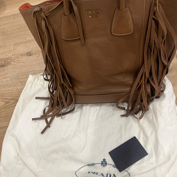 Prada cervo fringe camel bag - Picture 11 of 11